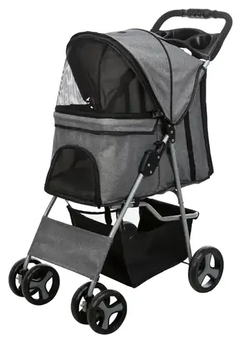 Trixie Hondenbuggy Grijs 47X80X100 cm Tot 15 Kg