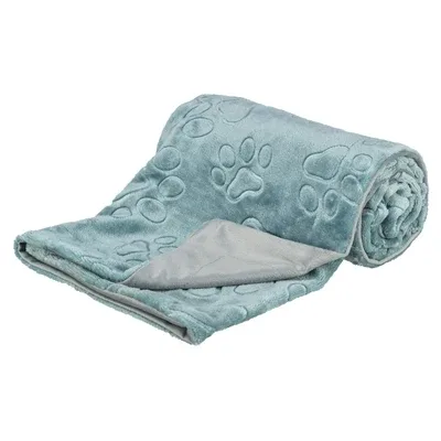 Trixie Hondendeken Barry Softpluche 100x75 cm - Blauw - Image 2