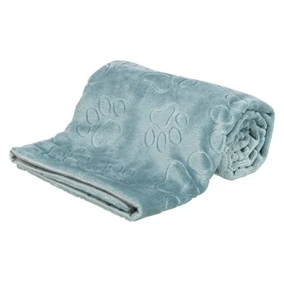 Trixie Hondendeken Barry Softpluche 70x50 cm - Blauw