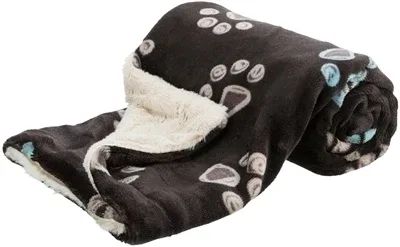 Trixie Hondendeken Jimmy Donkerbruin 100x70 cm - Beige