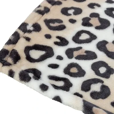 Trixie Hondendeken Leo Soft Pluche Panterprint 70x50 cm - Creme - Image 2