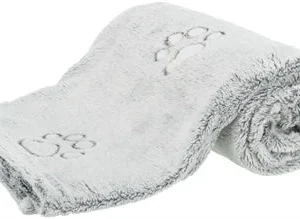 Trixie Hondendeken Nando Softfleece Lichtgrijs 100x70 cm