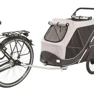 Trixie Hondenfietskar Opvouwbaar Grijs 103X74X95 cm