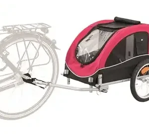 Trixie Hondenfietskar Zwart / Rood 75X63X68 cm