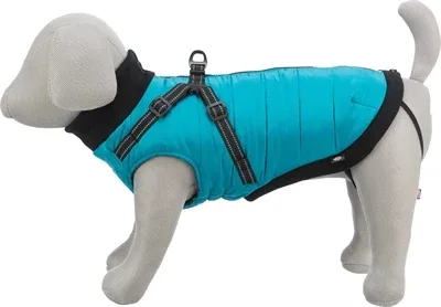 Trixie Hondenjas Pontis met Tuig - Aqua - Image 2