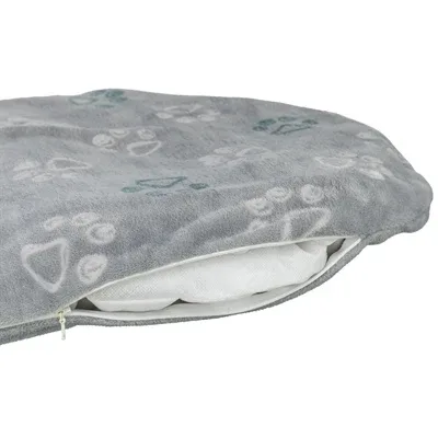 Trixie Hondenkussen Jimmy Soft Ovaal Lichtgrijs 98x62 cm - Image 2
