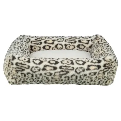 Trixie Hondenmand Leo Hoekig Panterprint Creme 80x60 cm