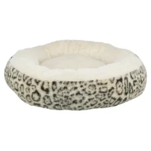 Trixie Hondenmand Leo Soft Rond Pluche Panterprint 50 cm - Creme