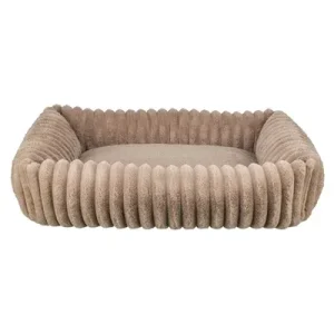 Trixie Hondenmand Lonni Ribfluweel Hoekig Lichtbruin 100x70 cm