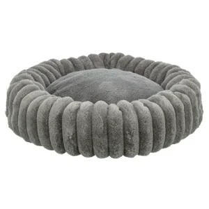 Trixie Hondenmand Lonni Rond Brede Ribstof Antraciet 50X50X12 Cm