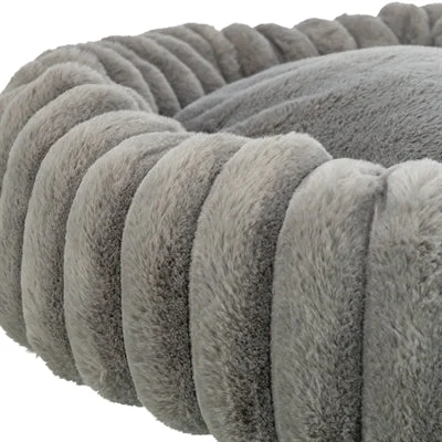 Trixie Hondenmand Lonni Rond Brede Ribstof Antraciet 60X60X13Cm - Image 2