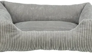 Trixie Hondenmand Vital Jonna Ribfluweel 100x70 cm - Grijs