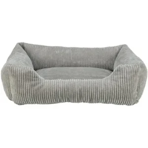 Trixie Hondenmand Vital Jonna Ribfluweel 80x60 cm - Grijs