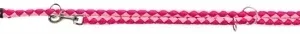 Trixie Hondenriem Cavo Reflect Verstelbaar 200x1,2 cm - Fuchsia