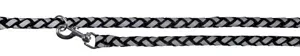 Trixie Hondenriem Cavo Reflective Band Verstelbaar 200x1,2 cm - Zwart