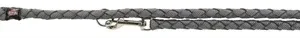 Trixie Hondenriem Cavo Verstelbaar 200x1,2 cm - Grijs