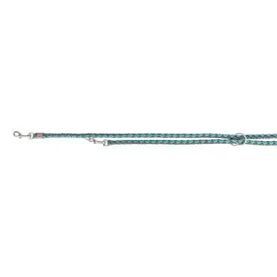 Trixie Hondenriem Cavo Verstelbaar Grafiet 200x1,8 cm - Aqua - Image 2