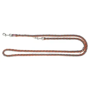 Trixie Hondenriem Cavo Verstelbaar Roest Grafiet 200x1,8 cm - Grijs
