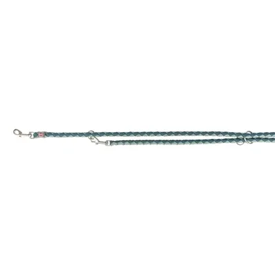 Trixie Hondenriem Cavo Verstelbaar Salie 200x1,2 cm - Petrol - Image 2