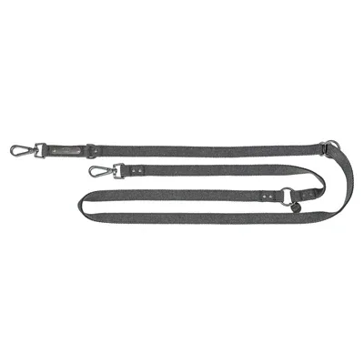 Trixie Hondenriem Citystyle Verstelbaar Katoen 120x2 cm - Zwart