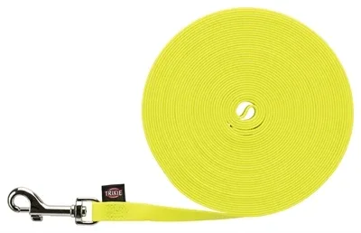Trixie Hondenriem Easy Life Sleeplijn Neon 10 Mtrx1,3 cm - Geel