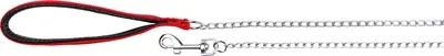 Trixie Hondenriem Ketting met Nylon Handvat 100x0,4 cm - Rood