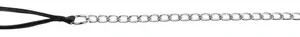 Trixie Hondenriem Ketting met Nylon Handvat 100x0,4 cm - Zwart