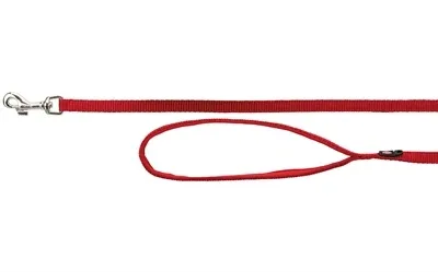 Trixie Hondenriem Premium 100x2,5 cm - Rood
