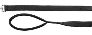 Trixie Hondenriem Premium 180x1,5 cm - Zwart