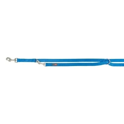 Trixie Hondenriem Premium Dubbelgestikt Verstelbaar Royal 200x1 cm - Blauw - Image 2