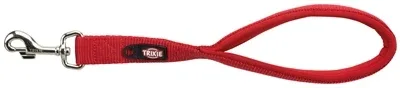 Trixie Hondenriem Premium Korthouder 37x2,5 cm - Rood
