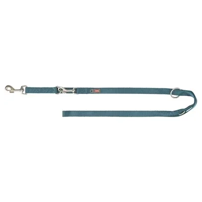 Trixie Hondenriem Premium Verstelbaar 200x1 cm - Petrol