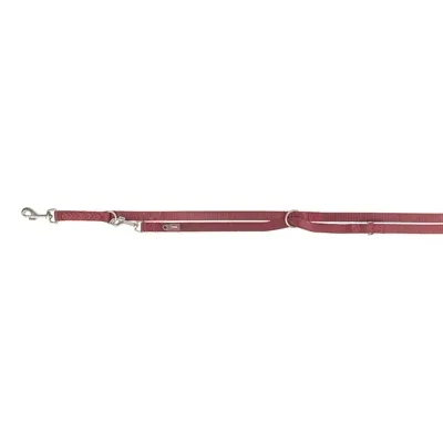 Trixie Hondenriem Premium Verstelbaar Sangria 200x2 cm - Rood - Image 2