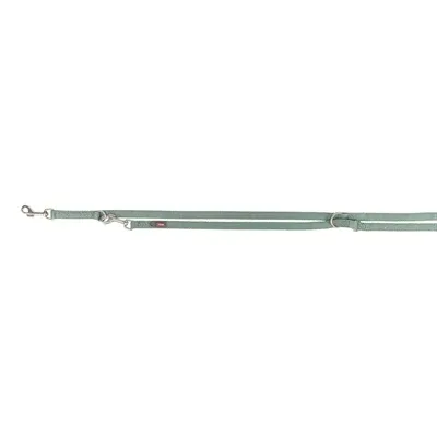 Trixie Hondenriem Premium Verstelbaar Tweelaags Salie 200x1 cm - Image 2