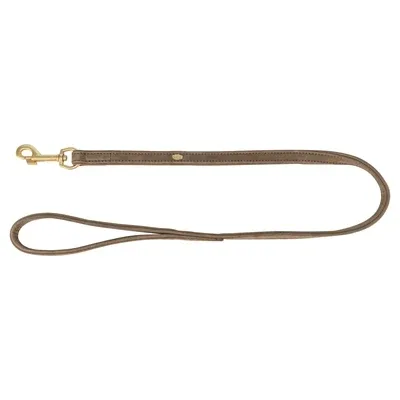 Trixie Hondenriem Pure Leer Bruin 100X2,5 Cm