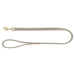 Trixie Hondenriem Pure Leer Lichtgrijs 120X1 Cm