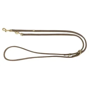 Trixie Hondenriem Pure Verstelbaar Leer Bruin 200X1 Cm