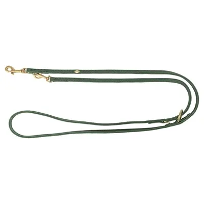 Trixie Hondenriem Pure Verstelbaar Leer Salie 200X1 Cm