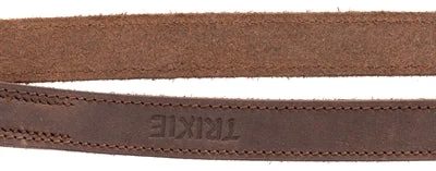 Trixie Hondenriem Rustic Verstelbaar Vetleer Donkerbruin 200x1,2 cm - Bruin - Image 2