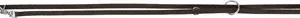 Trixie Hondenriem Rustic Verstelbaar Vetleer Donkerbruin 200x1,2 cm - Bruin