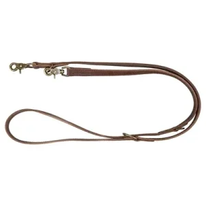 Trixie Hondenriem Rustic Verstelbaar Vetleer Donkerbruin 200x2 cm