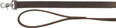 Trixie Hondenriem Rustic Vetleer Donkerbruin 100x2 cm - Image 2