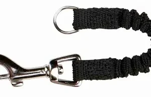 Trixie Hondenriem Schokdemper 35x2,5 cm - Zwart