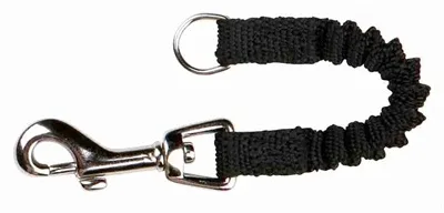 Trixie Hondenriem Schokdemper 35x2,5 cm - Zwart