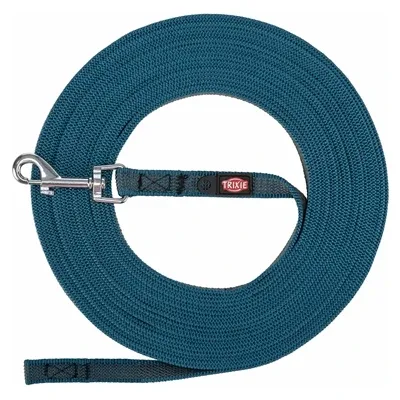 Trixie Hondenriem Sleeplijn met Rubber Bekleed 15 Mtr X 1,5 cm - S