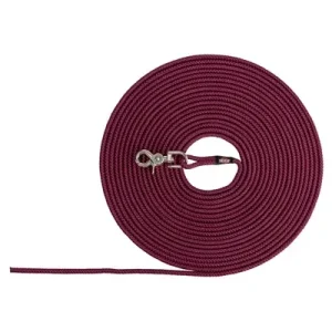 Trixie Hondenriem Sleeplijn Rond Zonder Handlus Sangria 15 Mtr X 0,6 cm - Rood