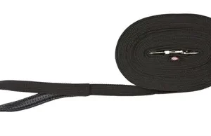 Trixie Hondenriem Sleeplijn Singelband 20 mm X 5 Mtr - Zwart