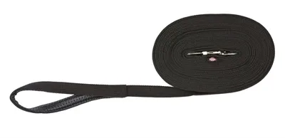 Trixie Hondenriem Sleeplijn Singelband 20 mm X 5 Mtr - Zwart