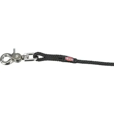 Trixie Hondenriem Sleeplijn Trigger Snap Haak Rond 15 Mtr X 0,6 cm - Zwart - Image 2