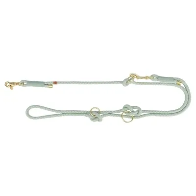 Trixie Hondenriem Soft Rope Verstelbaar Salie Mintgroen 200x1,3 cm